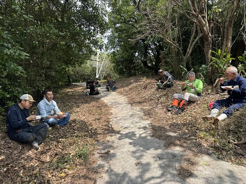 ４月沖縄 遺骨収容 2日目